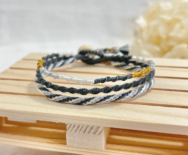 CUSTOMIZABLE Braided Friendship Bracelet Thread Bracelet & 