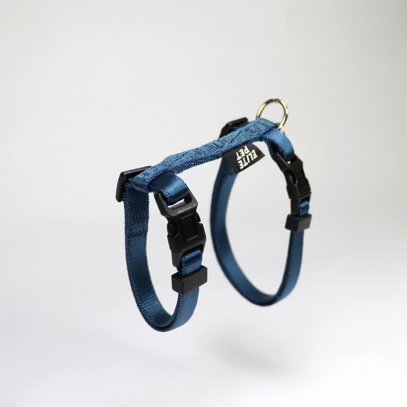 Classic Series Cat Harness NB - ปลอกคอ - ไนลอน สีน้ำเงิน