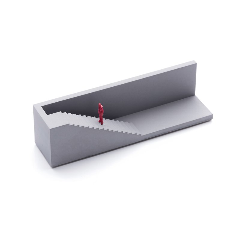 Object No.10_The Pressure_Business card holder - Card Stands - Cement Gray