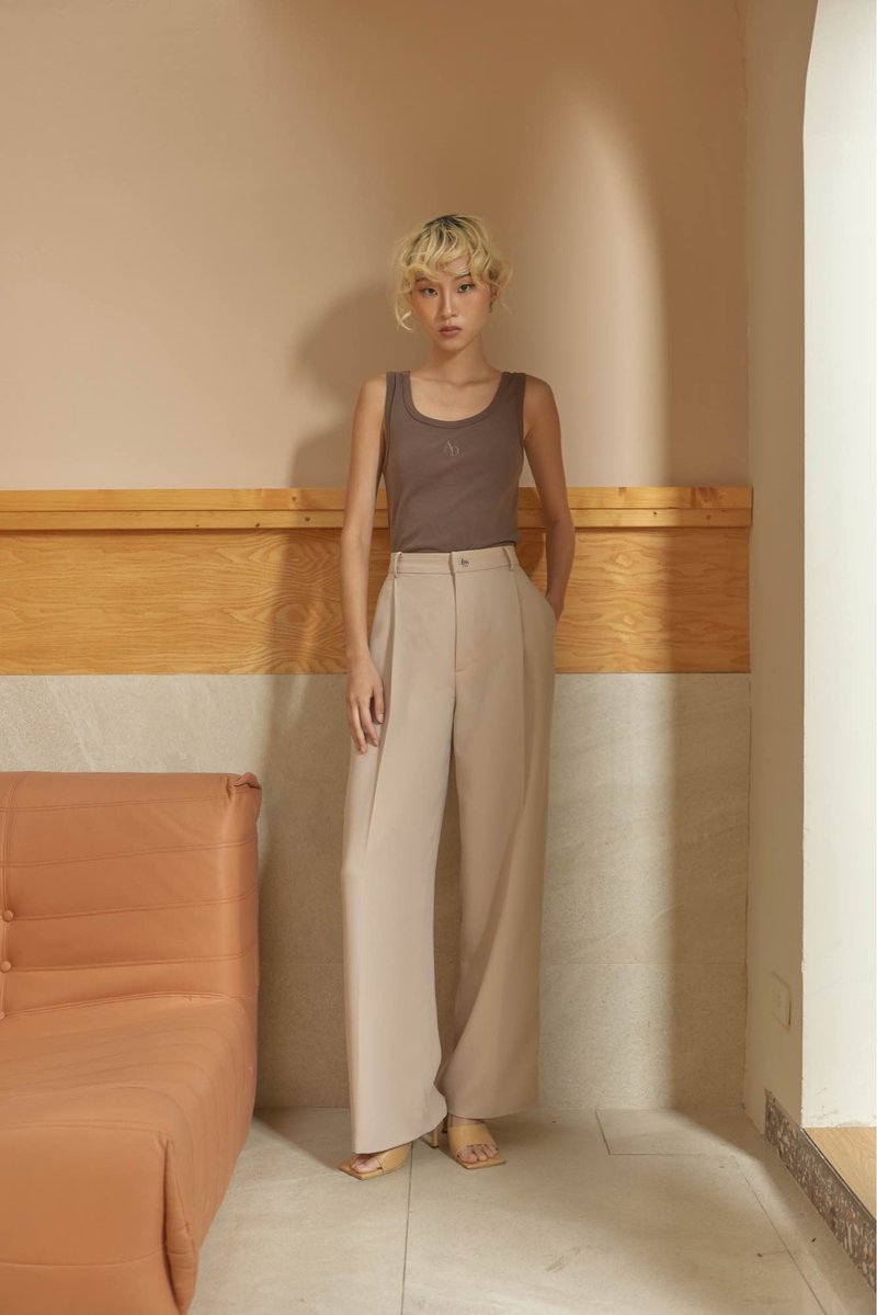 Aunchadabrand - Element Trousers - 女長褲 - 棉．麻 