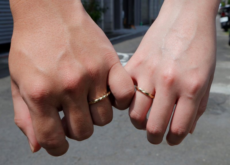 Cultural Coin|Tainan Metalworking|Mobius Bronze Ring| Bronze|Single Ring|Pair of Rings|Couples|Bestie Rings - Metalsmithing/Accessories - Copper & Brass 