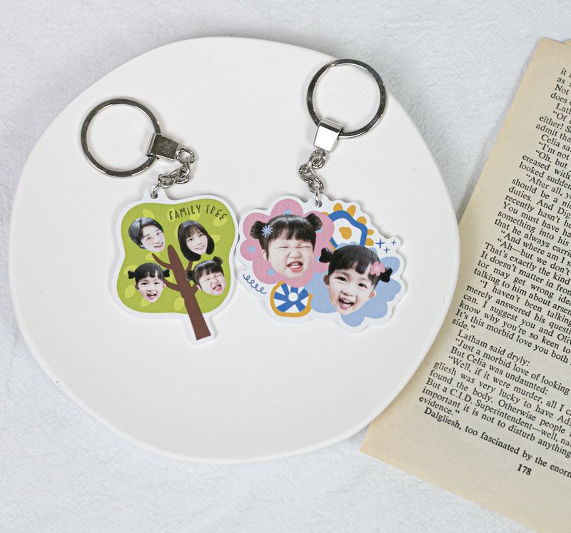 Customized Easy Card Key Ring - Keychains - Acrylic 