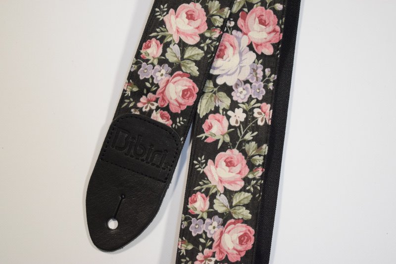 Canvas guitar strap  Kurashiki canvas & Tochigi leather - Other - Cotton & Hemp Khaki