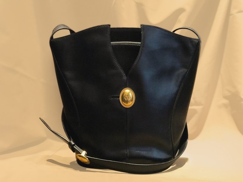 Vintage Christian Dior 水桶包 / 側背包 - 側背包/斜背包 - 其他材質 黑色