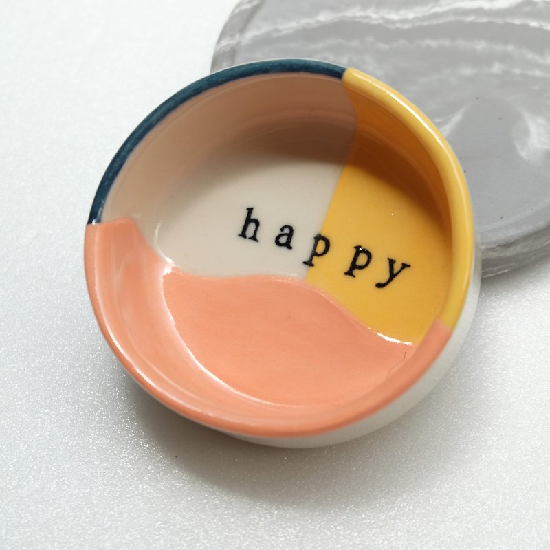 DIPPING HAPPY CUP - 茶具/茶杯 - 陶 黃色