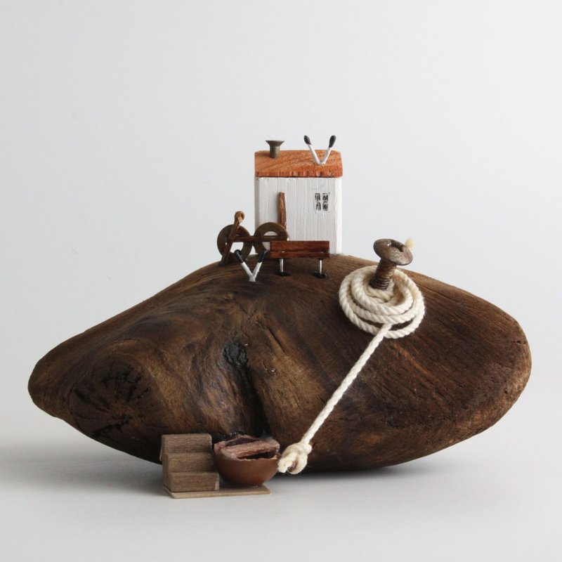 Driftwood Interior - Sound of Waves and Seagulls - W834 - 裝飾/擺設  - 木頭 