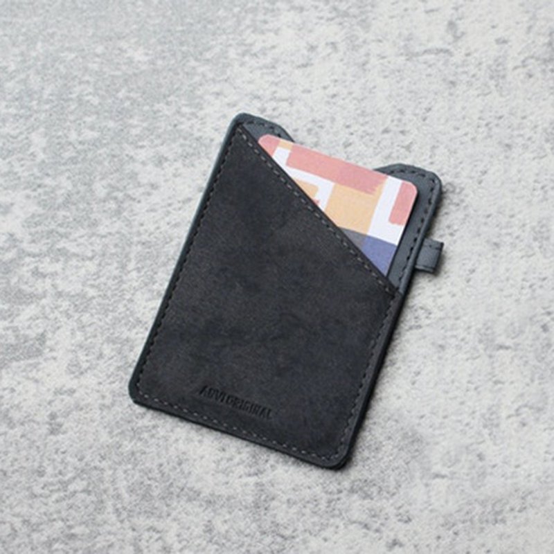 Minix 3.0 Lightweight Anti-theft Card Holder Dark Grey Card Holder Leather Gift - ที่ใส่บัตรคล้องคอ - หนังเทียม 