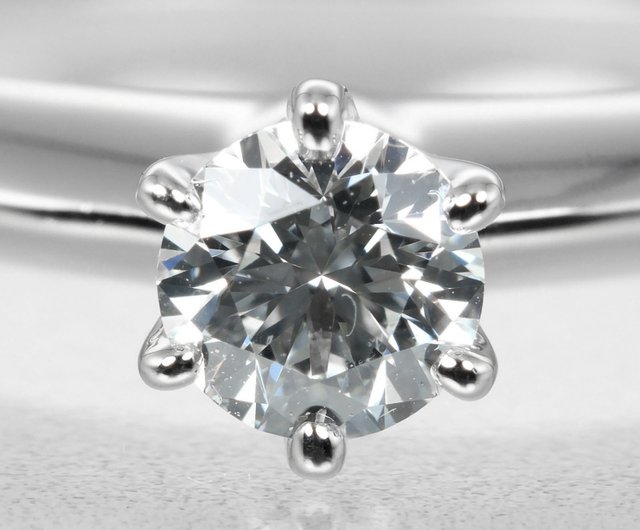 TIFFANY & Co. ダイヤモンドリングPT950 0.21CT 8号