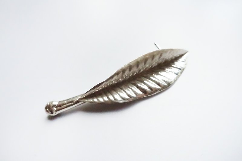 Herbarium Pin-Frangipani - Badges & Pins - Sterling Silver Silver