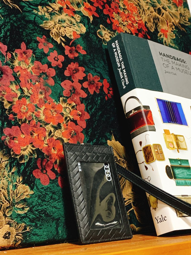 【梁絮皮藝】真皮 皮革證件套/識別證套/悠遊卡套/牛皮/原創設計 - 證件套/識別證套 - 真皮 黑色