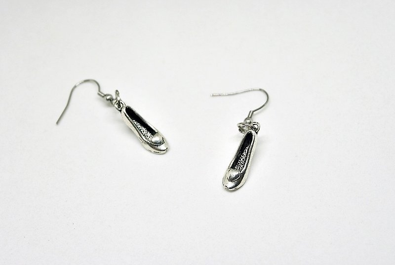 * _ * High-heeled shoes alloy hook earrings ➪ Limited X1 - Earrings & Clip-ons - Other Metals Gray