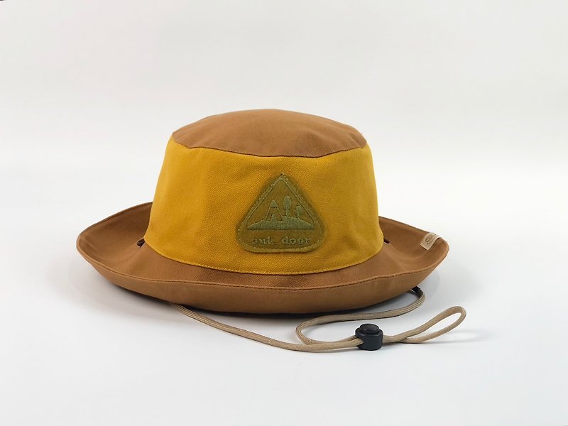 VA.outdoor series/fisherman hat/sun yellow - Baby Hats & Headbands - Cotton & Hemp 