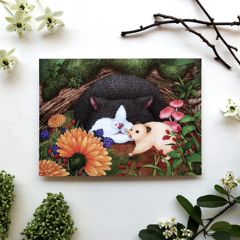 【Cat Maniac】Postcard(85) - Cards & Postcards - Paper Multicolor