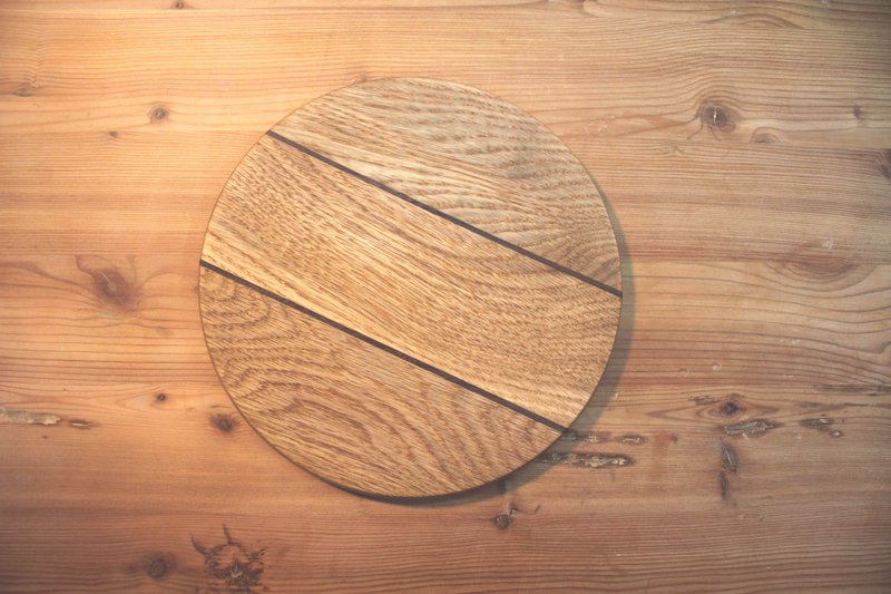 Round platter - Plates & Trays - Wood Khaki