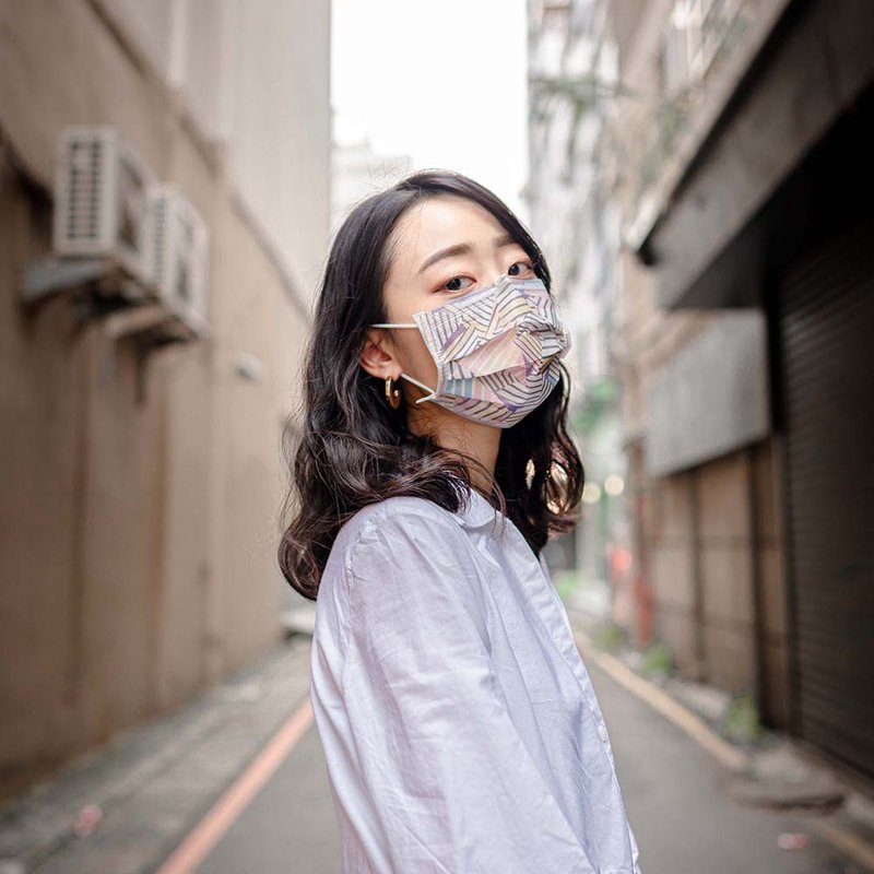 トライアングルジオメトリーシリーズ | 30枚入り | 大人・子ども用マスク - マスク・コスプレマスク - その他の素材 多色