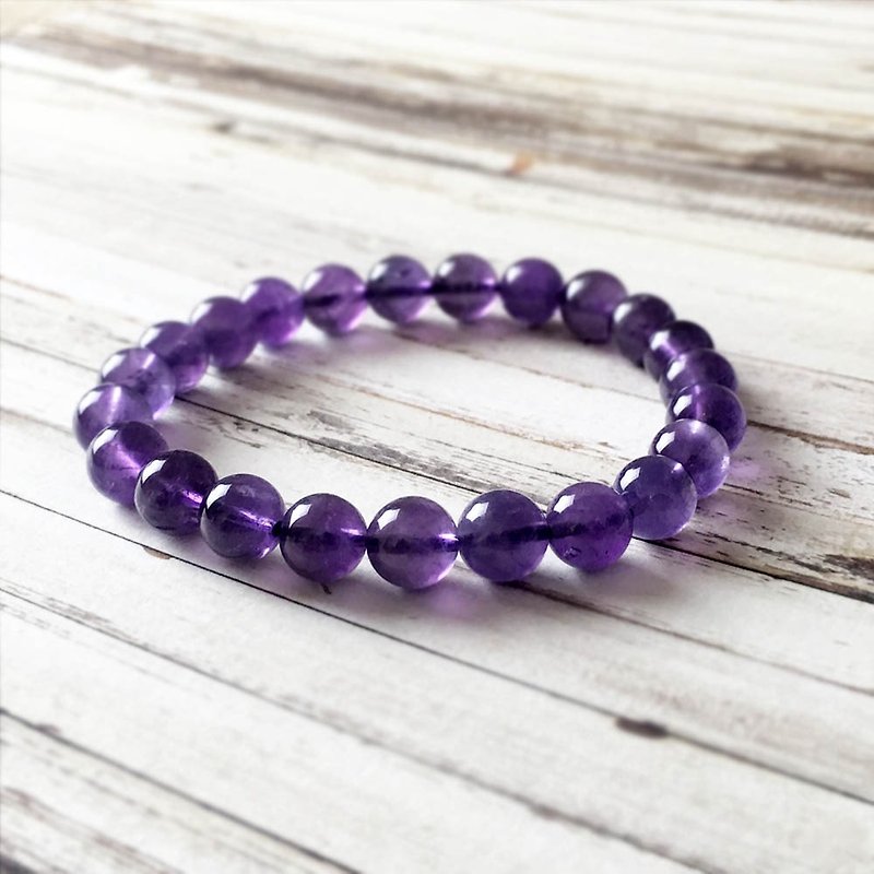 | Classic Series | Amethyst (Bracelet x Bracelet x Handmade x Customized.) - Bracelets - Gemstone Purple