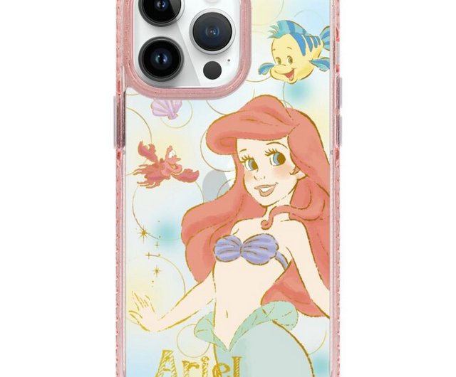 ディズニープリンセス アリエル iPhone16 SamsungS25 ゴールド