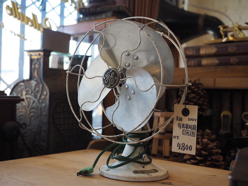 美國約1940年代 奇異公司生產的老電風扇 功能正常 - 其他 - 其他金屬 銀色
