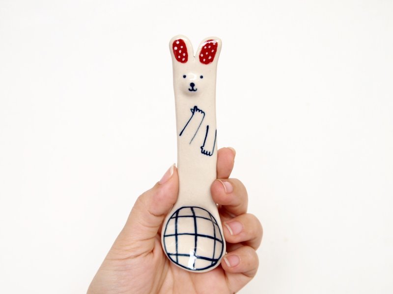 Ceramics spoon - 刀叉/湯匙/餐具組 - 陶 