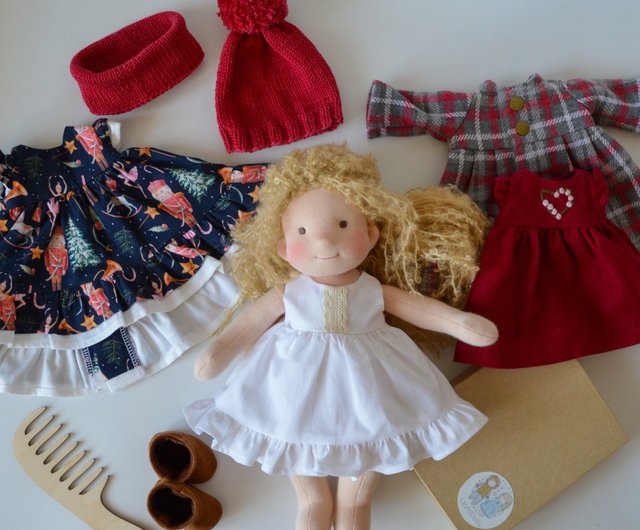 ウォルドルフ人形(女の子30cm) ウォルドルフ人形の女の子 12 インチ (30cm) - 発送準備完了