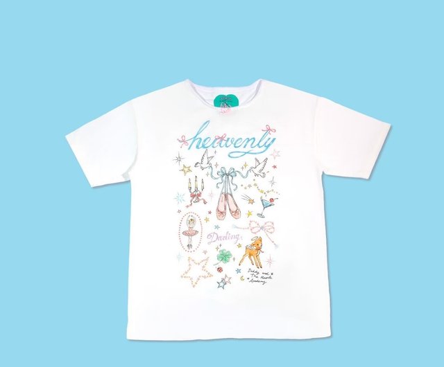 Daddy | Heavenly Over size T Shirtは、バレエ柄のオーバーサイズ