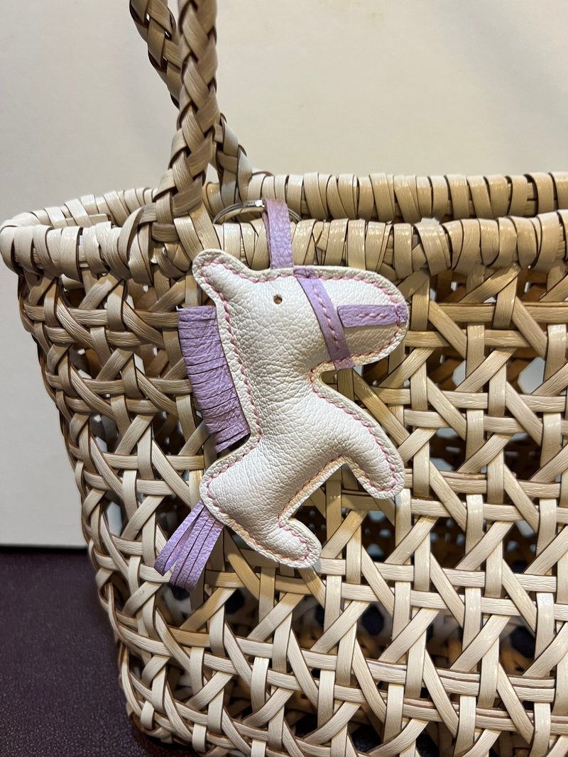 パープルスーパーホース - レザーチャーム - チャーム - 革 パープル