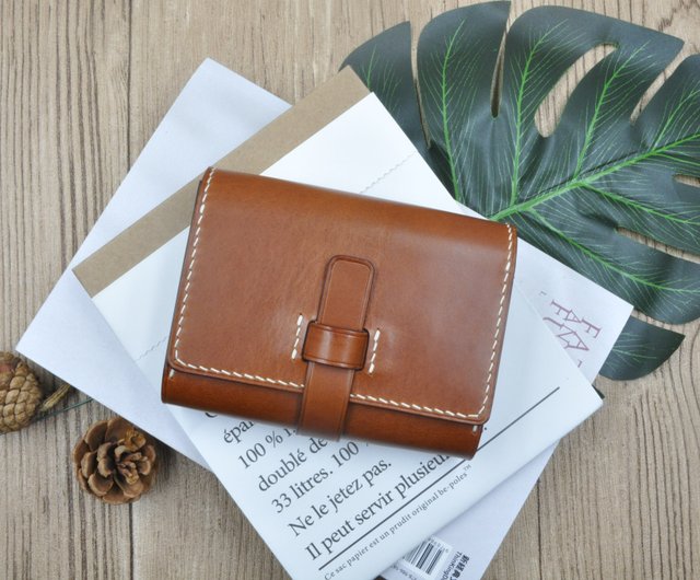 Small wallet ∣ Italian Buttero top vegetable tanned leather