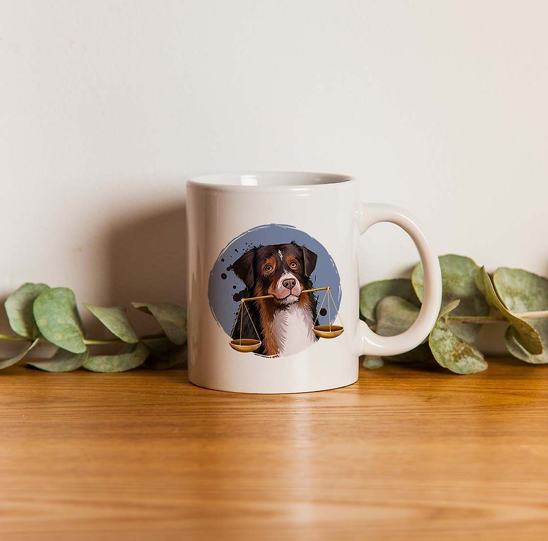 [Preferred gift] High color mug free custom printing dog-Estepella - แก้วมัค/แก้วกาแฟ - ดินเผา ขาว