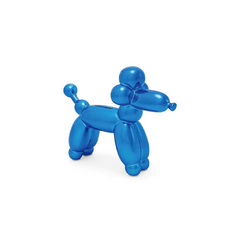 Canada Made by Humans Animal Shaped Money Tray - Poodle (Blue) - ตุ๊กตา - ดินเผา สีน้ำเงิน