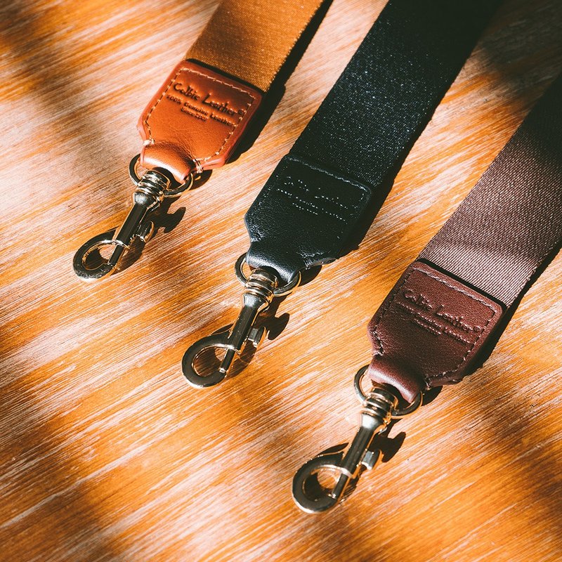 Adjustable thick pound canvas shoulder strap X0058 black Bronze/coffee Bronze/ Brown Bronze/black gold/coffee gold/ Brown gold - อื่นๆ - วัสดุอื่นๆ สีส้ม