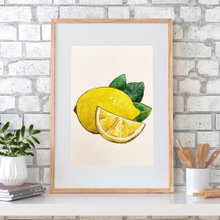 水彩画】柿を描く｜チヒ