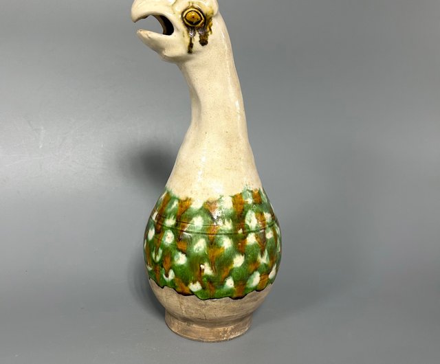 唐三彩鳳凰頭花瓶 - ショップ コレクター 置物 - Pinkoi