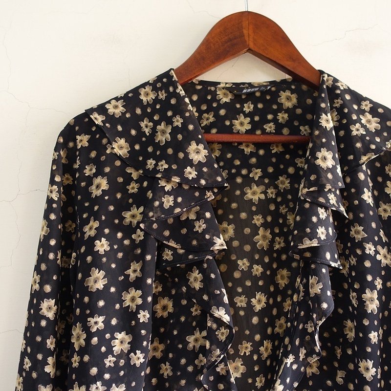 │Slowly│Fantasy/Vintage Outerwear│Vintage.Retro.Art. - Women's Shirts - Polyester Multicolor