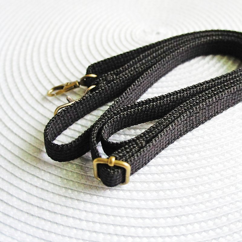Lovely [black 120 cm adjustable double hook shoulder, cross-body strap] mobile phone, small bag lanyard