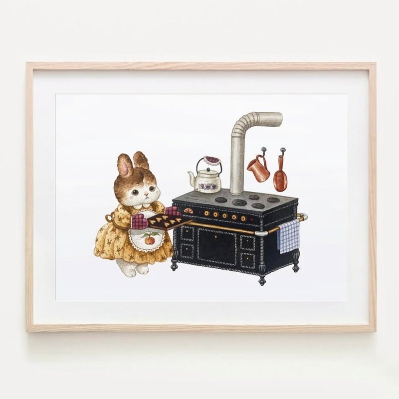 Kitchen - 壁貼/牆壁裝飾 - 紙 多色