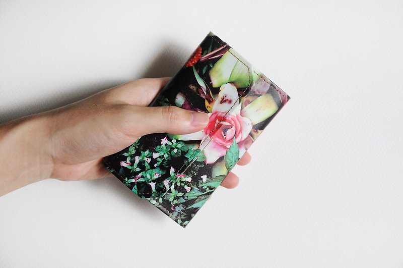 Handmade Paper Purse - Bromelioideae - กระเป๋าใส่เหรียญ - กระดาษ สึชมพู
