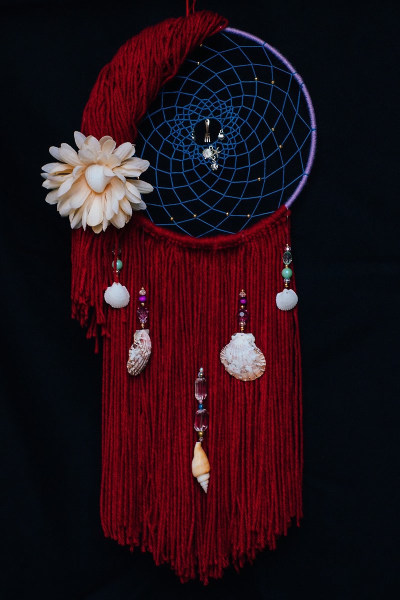 Handmade Dreamcatcher - 【Little Mermaid】 - Items for Display - Other Materials Red