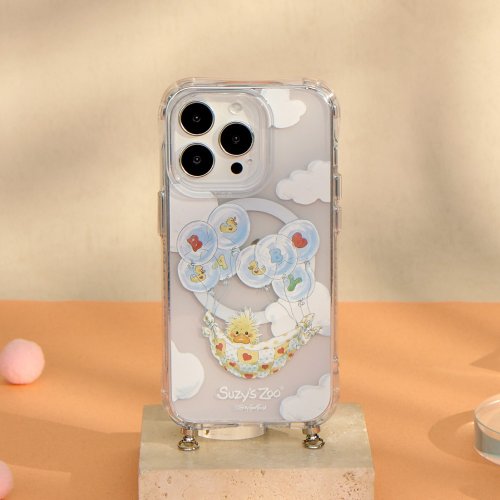 TOXOXO Suzy's Zoo BABY氣球冒險冰川抗黃防摔MagSafe iPhone繩掛手機殼