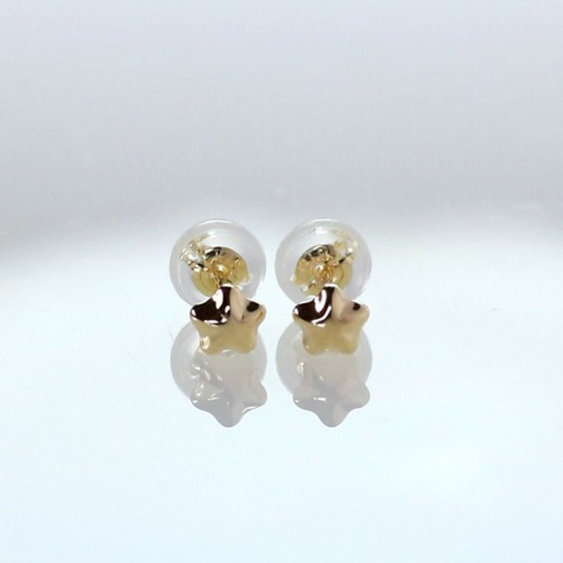 Pinkoi Proxy Purchase -  K18YG Star Earrings - Earrings & Clip-ons - Other Metals 