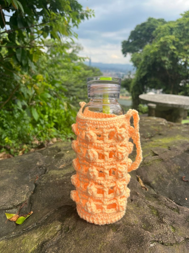 Ball ball eco-friendly water bottle bag - Beverage Holders & Bags - Cotton & Hemp Orange