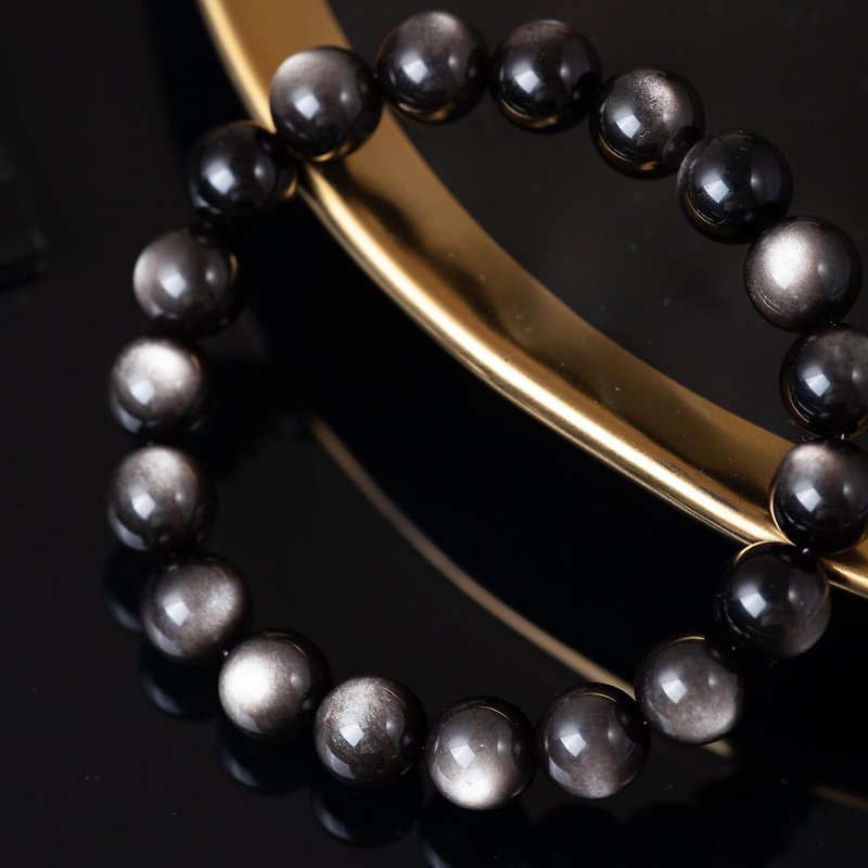 Silver Obsidian Best Comparison - Bracelets - Crystal Black