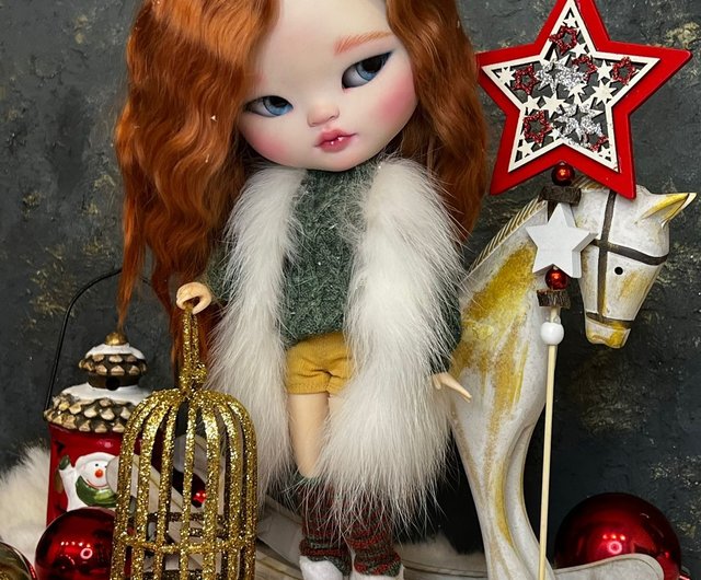 Custom Blythe doll with a happy smile - Shop Cheeky dolls Stuffed Dolls &  Figurines - Pinkoi