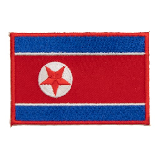A-ONE 北韓 刺繡貼紙 布藝識別章 刺繡布章 Flag Patch袖標 肩章貼 熨斗