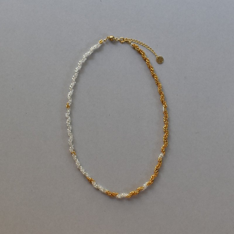 螺旋 45cm / gold - 項鍊 - 玻璃 