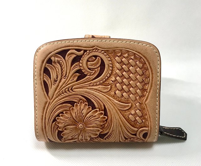 Carved Leather Long Wallet / Carved Floral Long Wallet v2.0 - ByBodzi