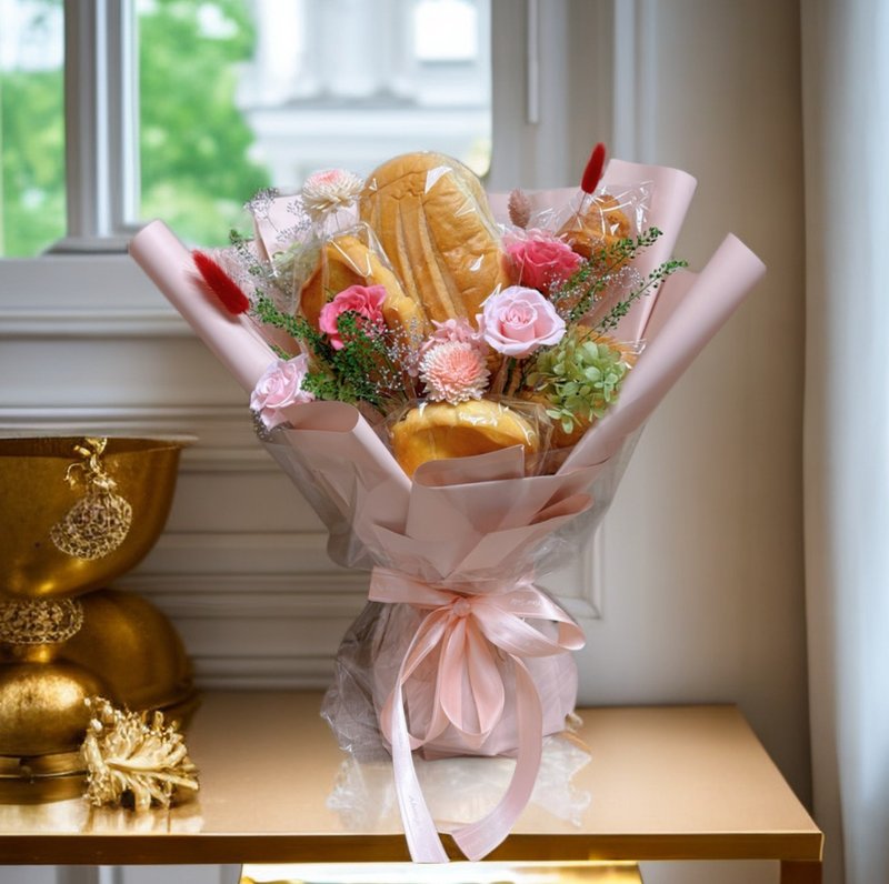 Bread bouquet/snack bouquet/chocolate bouquet/package bouquet - ช่อดอกไม้แห้ง - พืช/ดอกไม้ 