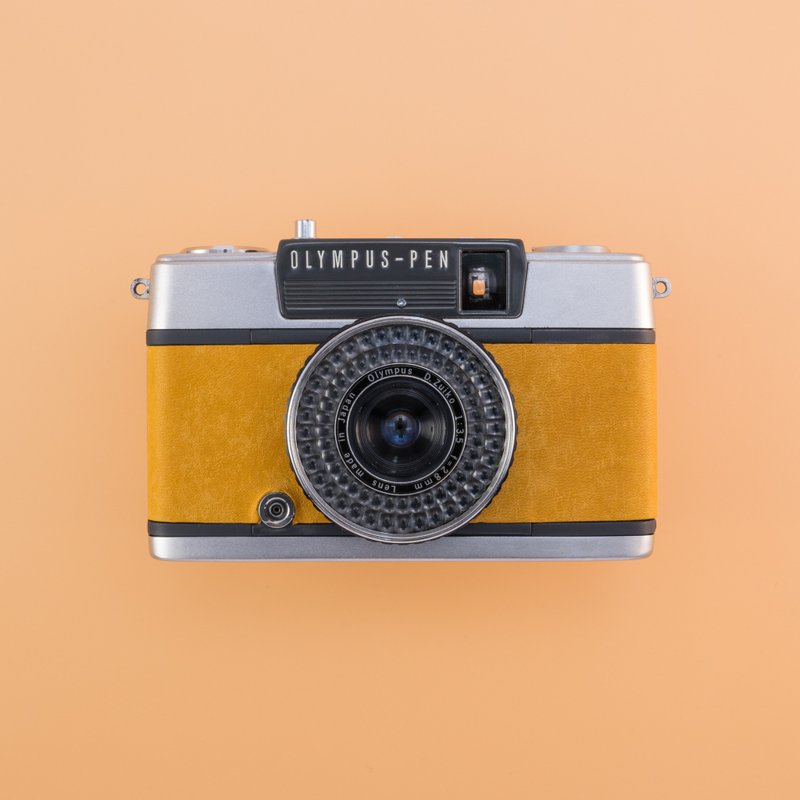 ヴィンテージ OLYMPUS PEN EE-2 Lemon Tea レモンティー - 相機/拍立得/底片相機 - 其他金屬 橘色