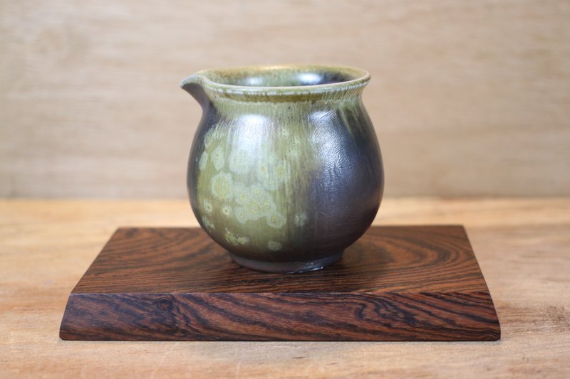 【鐘聲響起】柴燒天然落灰 手工茶海 公道杯 名家葉敏祥手作 - 茶具/茶杯 - 瓷 