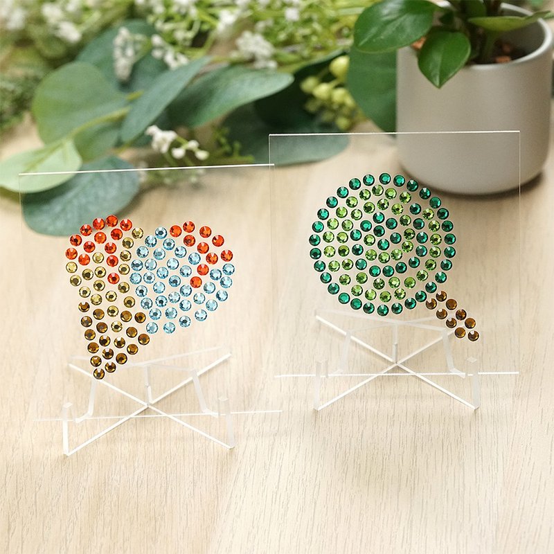 Rhinestone Craft波板糖/雪糕水鑽裝飾DIY材料包 - 其他 - 其他材質 咖啡色