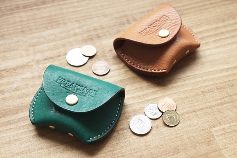 Beetle coin case - Coin Purses - Genuine Leather Green